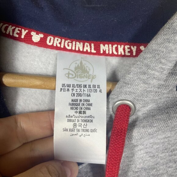 Walt Disney World Sweatshirt Adult XL Hoodie Pullover Mickey Mouse Embroidered! - Picture 3 of 5